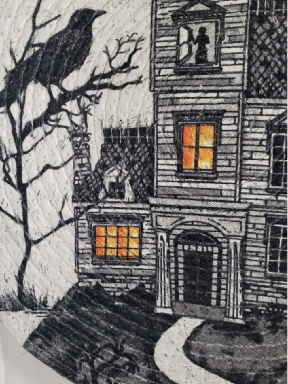 NWT Tahari Halloween HAUNTED HOUSE Placemats Set of 4 15